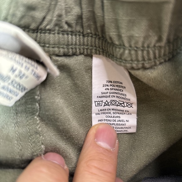 LL Bean Explorer Ripstop Pants Medium Black Drawstring‎ Stretch Hiking Gorpcore - Picture 4 of 10